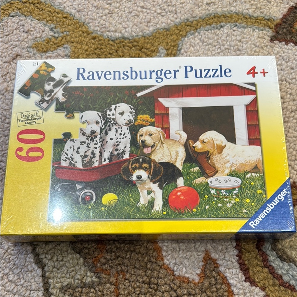 Ravensburger Puzzle with Puppies